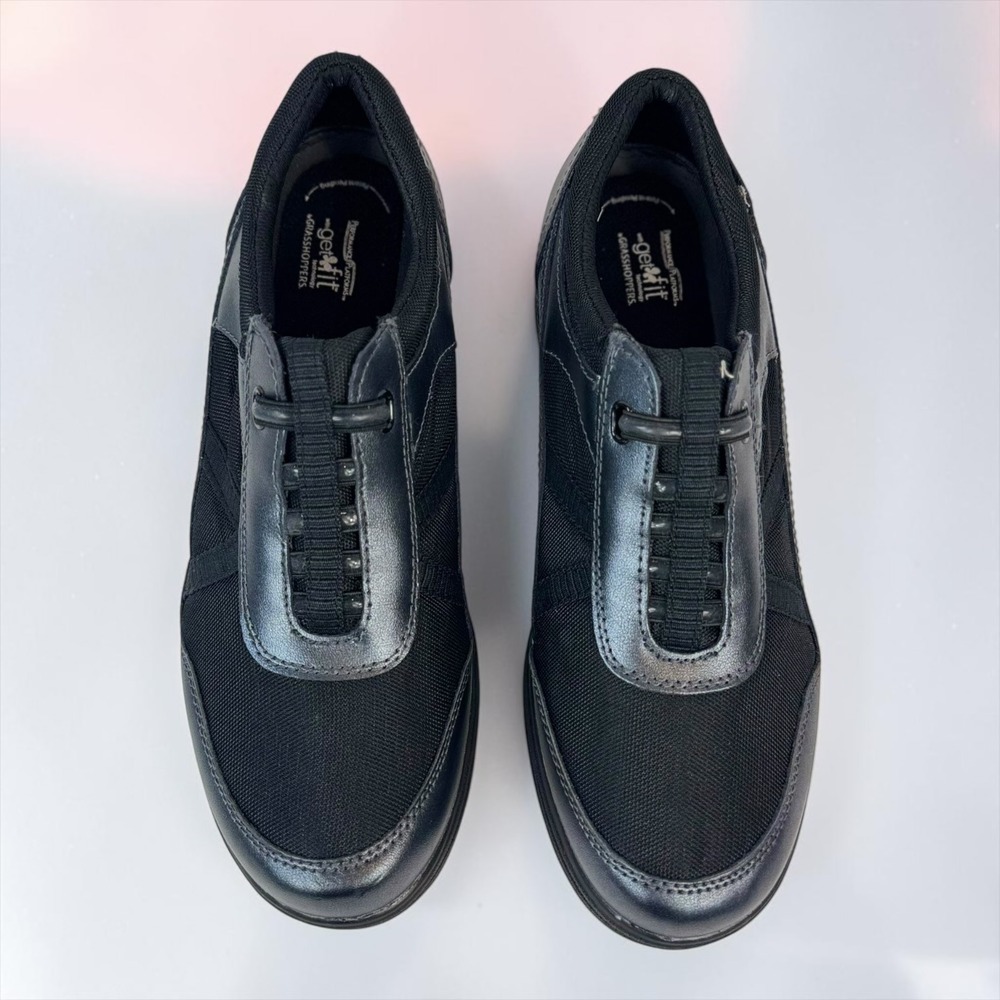 Grasshoppers Get Fit Performance Platform Shoes Black Women's 9W New